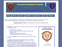 Tablet Screenshot of firearmsprofessionaltraining.com